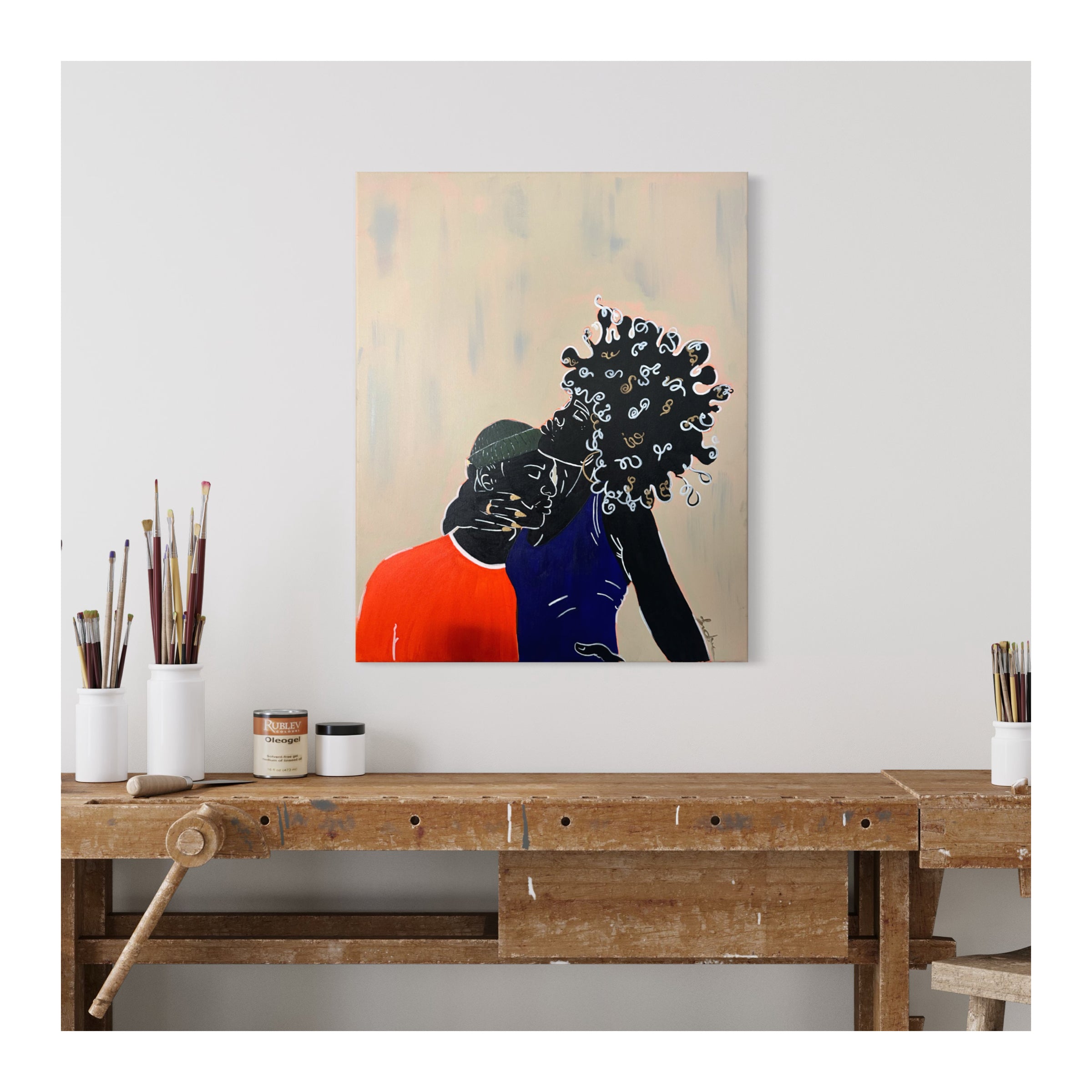 Black Love Painting