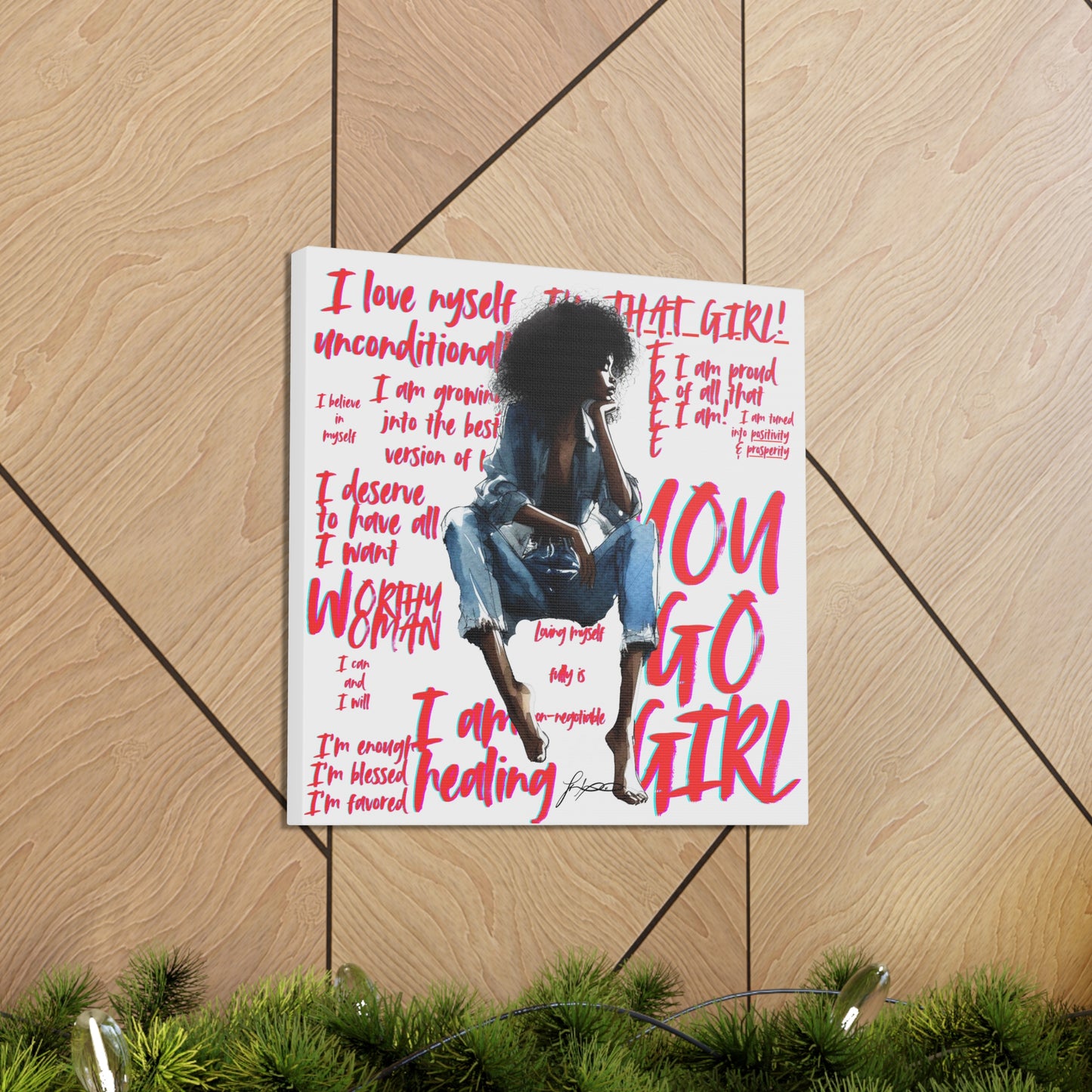 That Girl Canvas Print