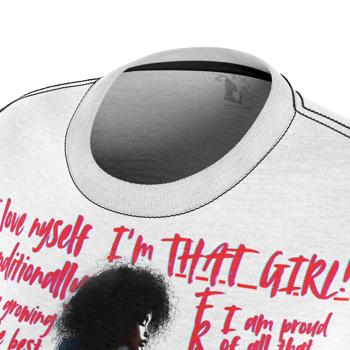 That Girl Affirmation T Shirt (White)