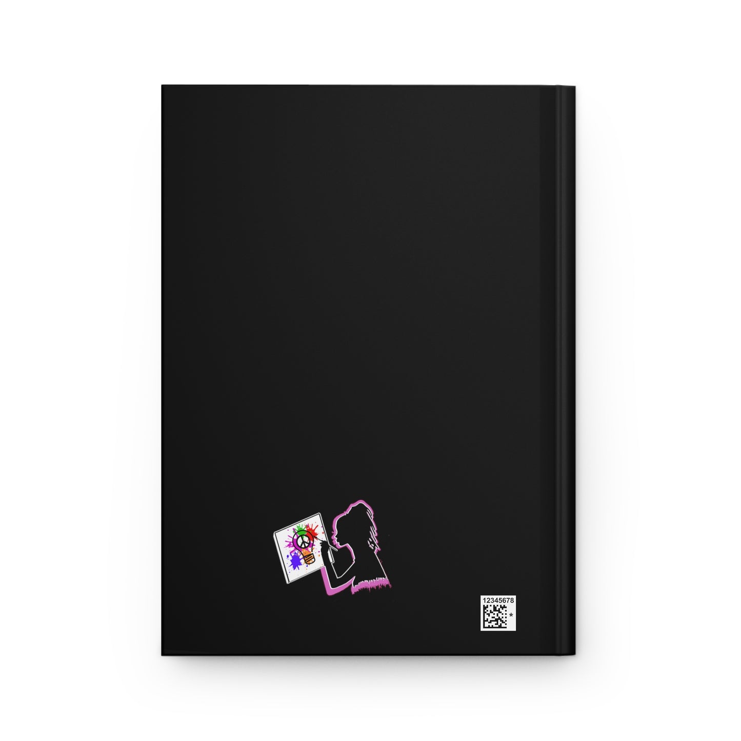 Fine in Blue Hardcover Journal (Black)