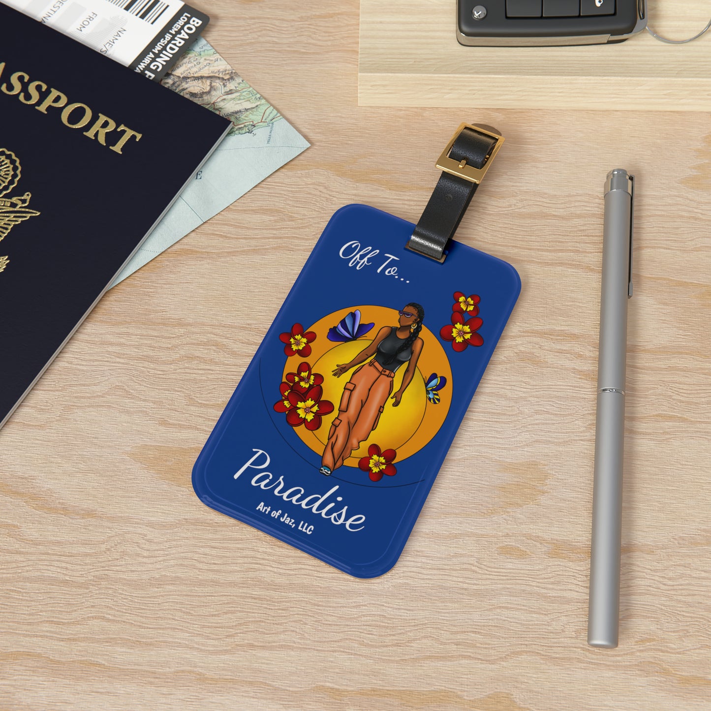 Paradise Luggage Tag