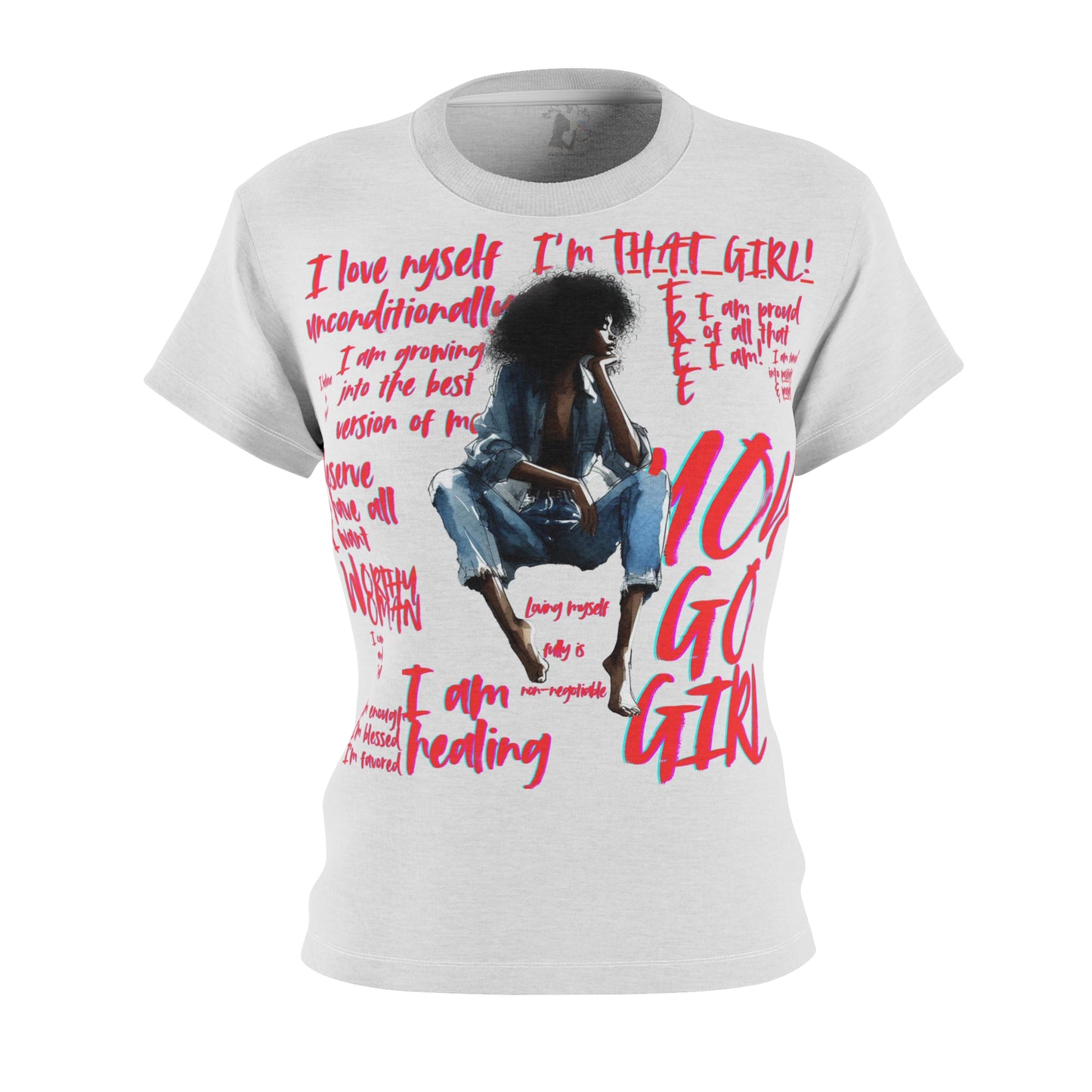 That Girl Affirmation T Shirt (Gray)