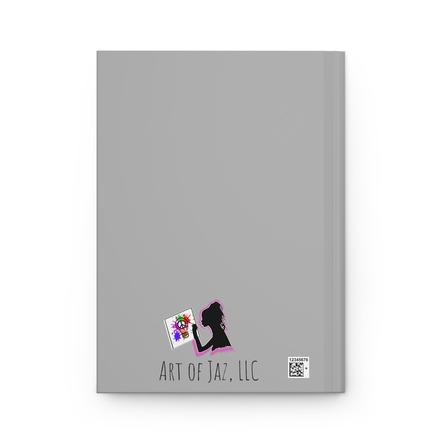 Fine In Blue Hardcover Journal (Gray)