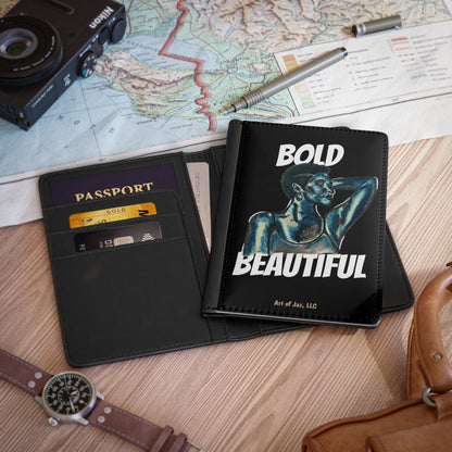 Bold and Beautiful Passport Cover (White)
