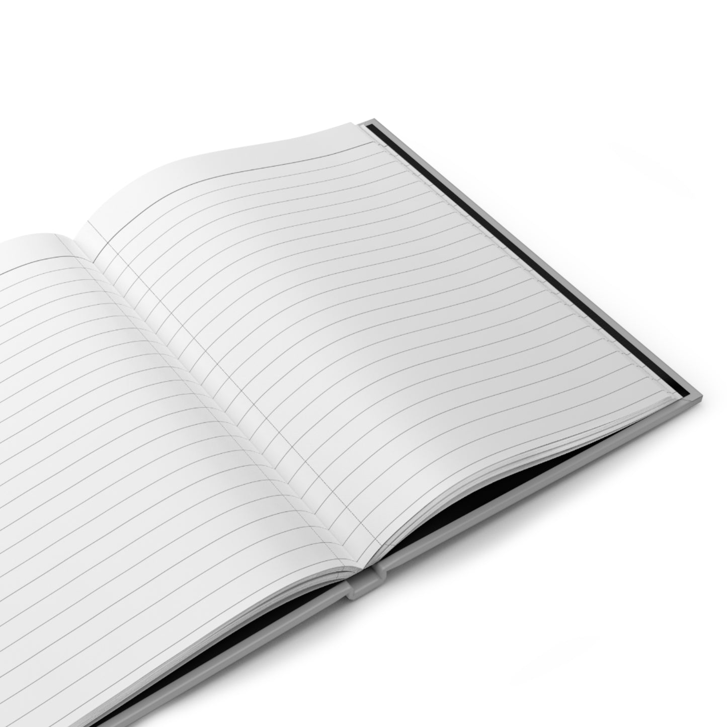 Fine In Blue Hardcover Journal (Gray)