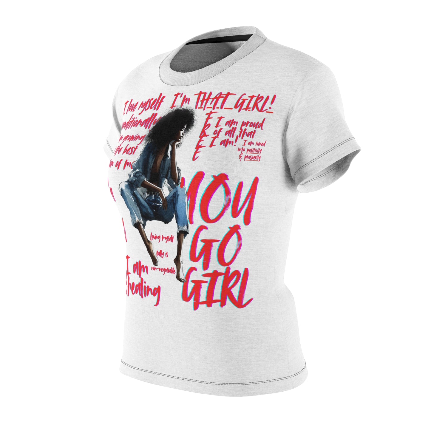 That Girl Affirmation T Shirt (White)