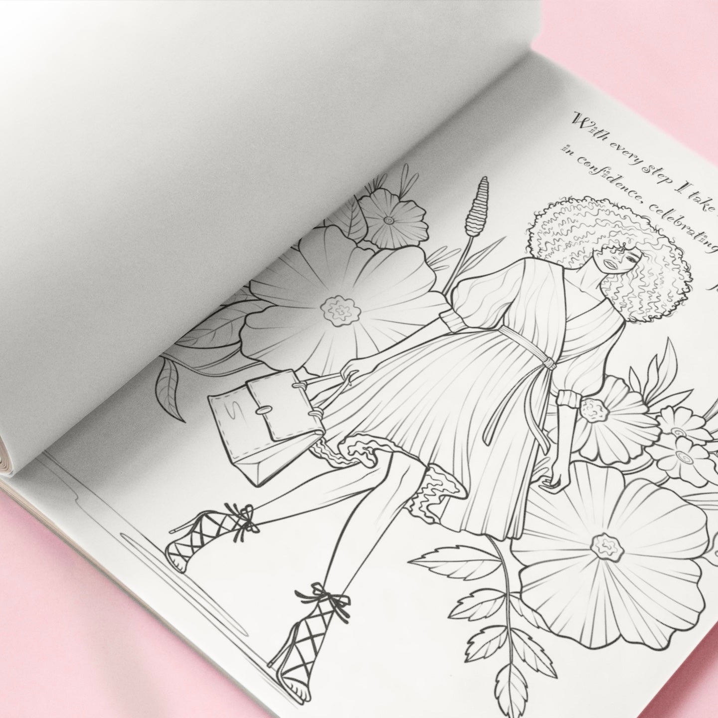 PRESALE Empowered Woman Mini Affirmation Coloring Book