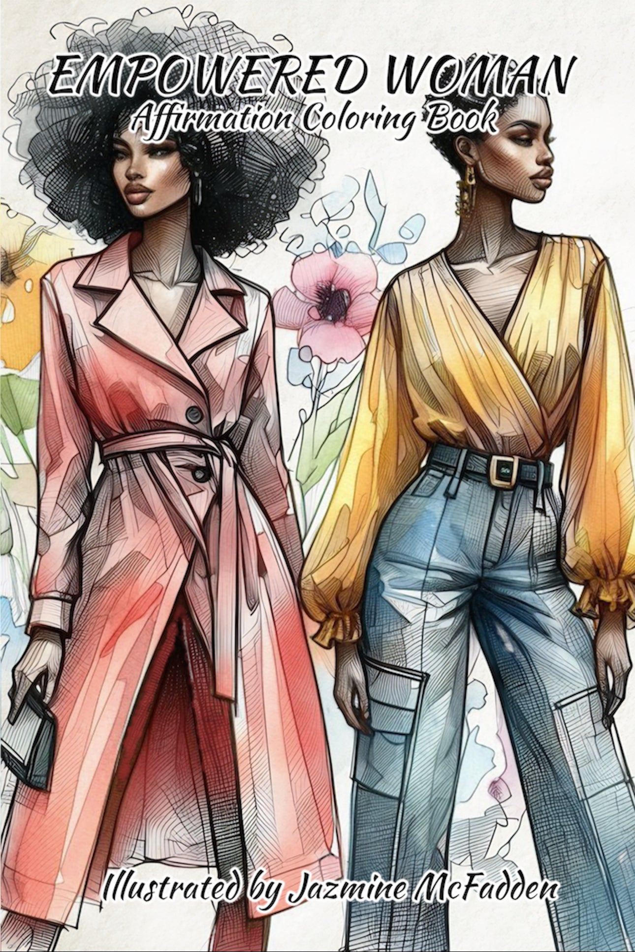 Empowered Woman Mini Affirmation Coloring Book