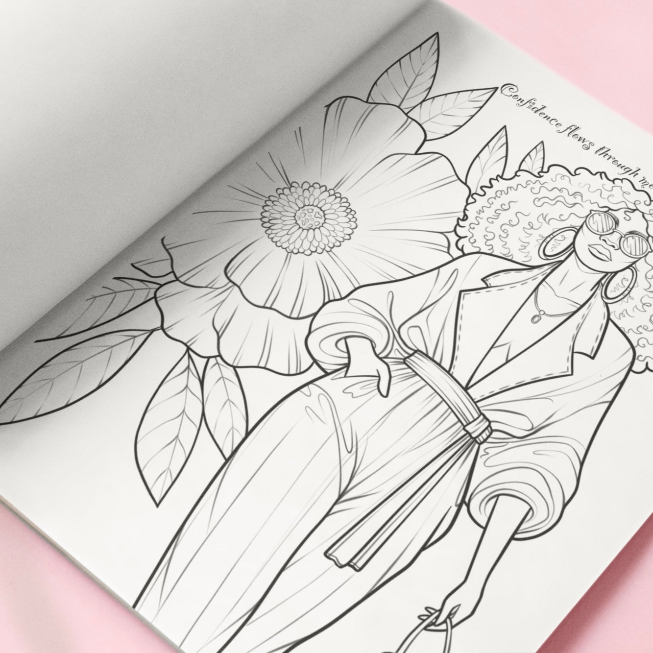 PRESALE Empowered Woman Mini Affirmation Coloring Book