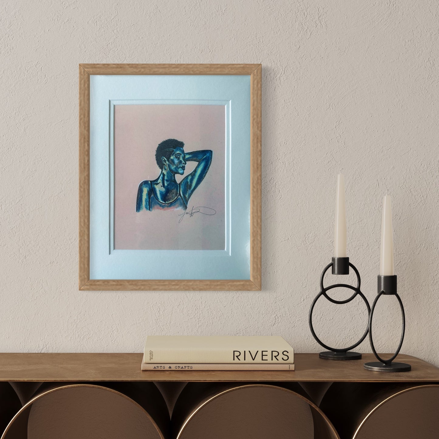 Azure Reflections Print