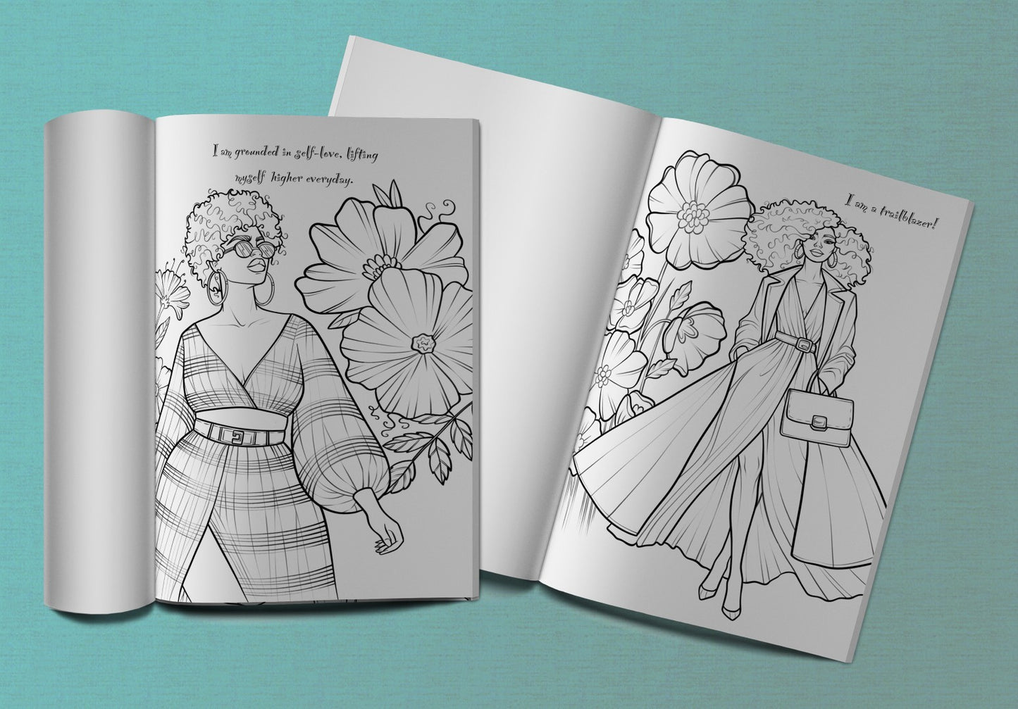 PRESALE Empowered Woman Mini Affirmation Coloring Book