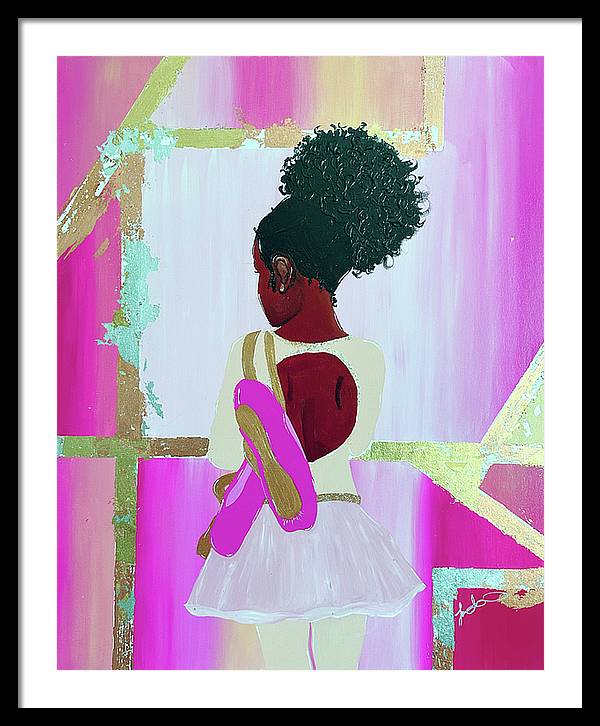 Hope In A Ballet Shoe Canvas Print