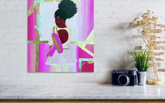 Hope In A Ballet Shoe Canvas Print