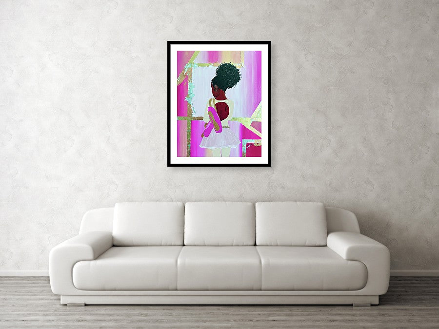 Hope In A Ballet Shoe Canvas Print