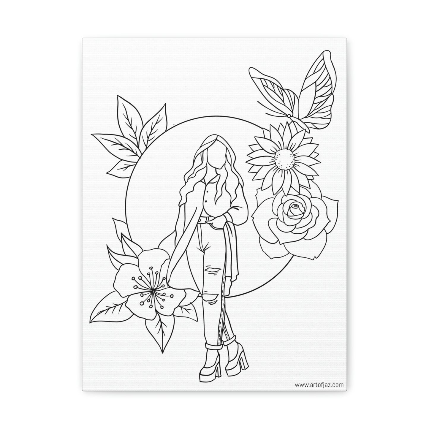 That Girl Painting Canvas