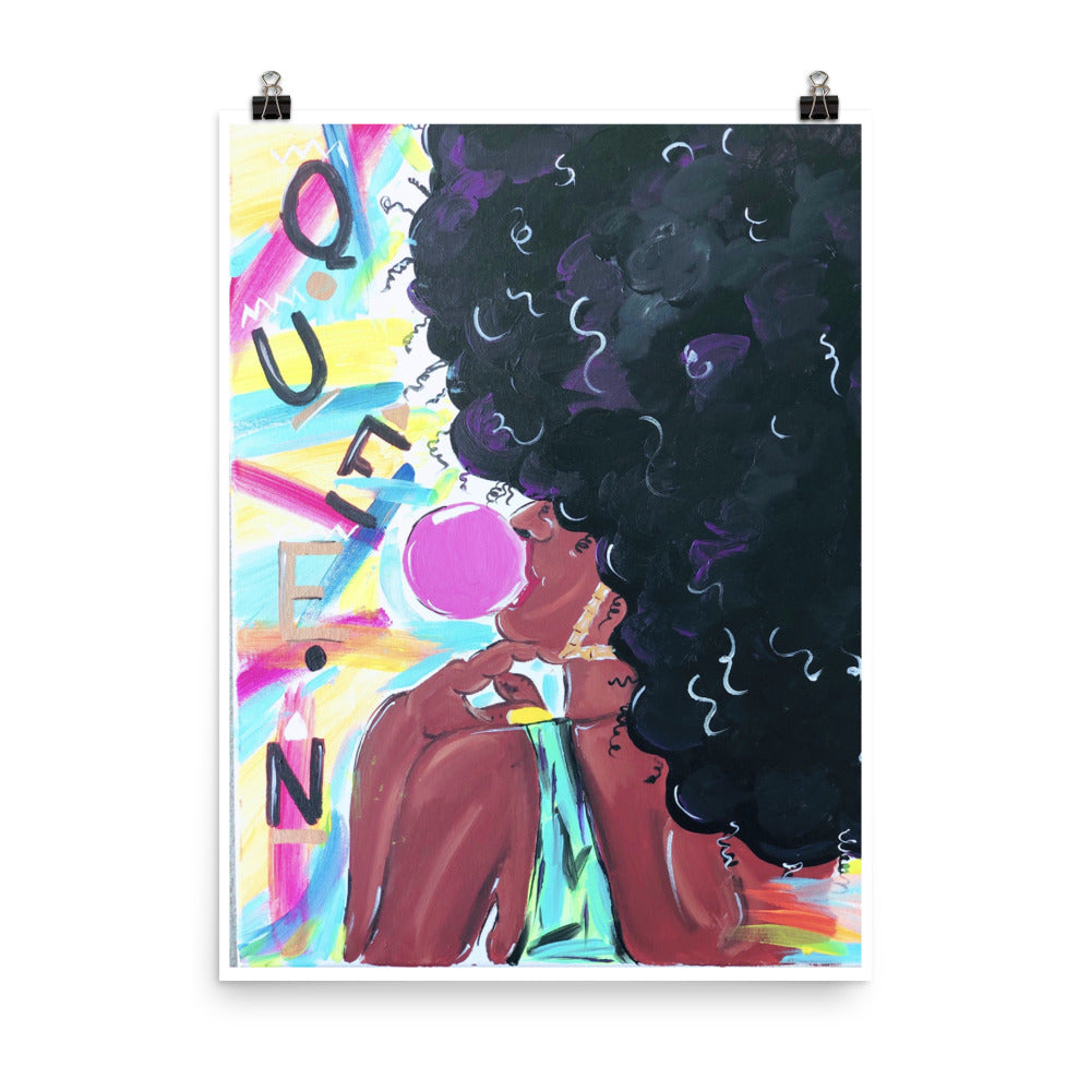 Around The Way Girl Print