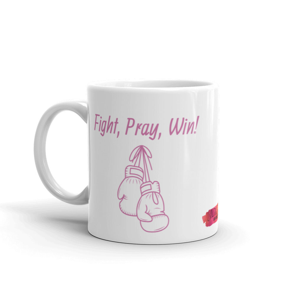 "Warrior" Breast Cancer Mug