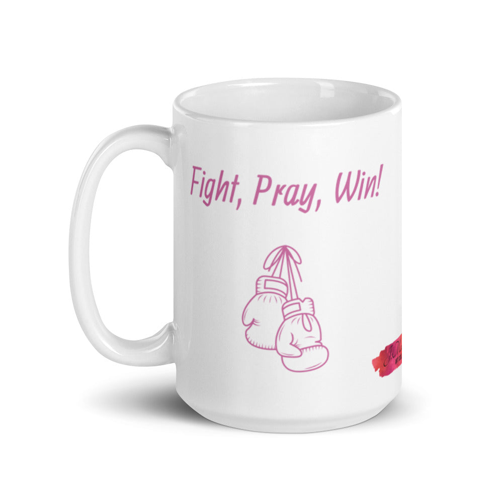 "Warrior" Breast Cancer Mug