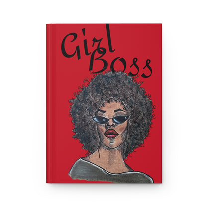 Girl Boss Hardcover Journal (Red)