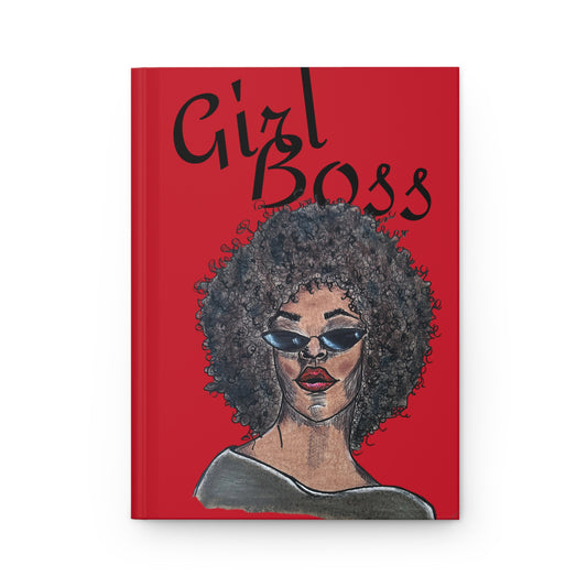 Girl Boss Hardcover Journal (Red)