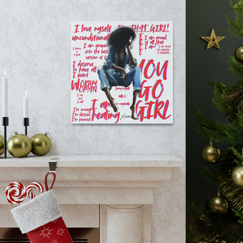 That Girl Canvas Print