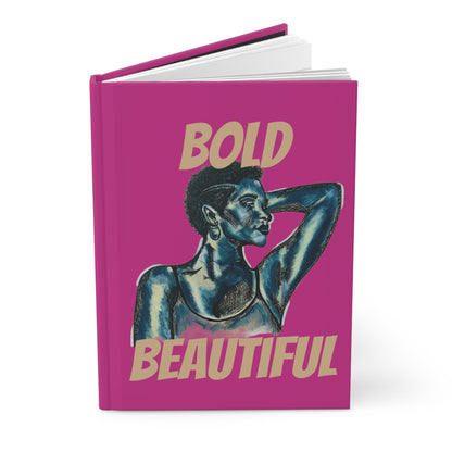 Bold and Beautiful Hardcover Journal (Pink)