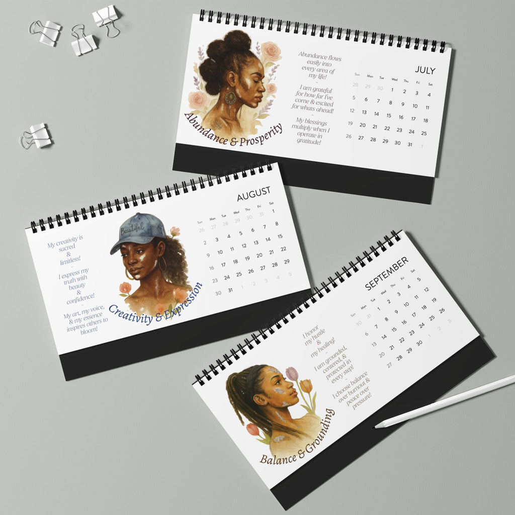 2026 Affirmation Desk Calendar