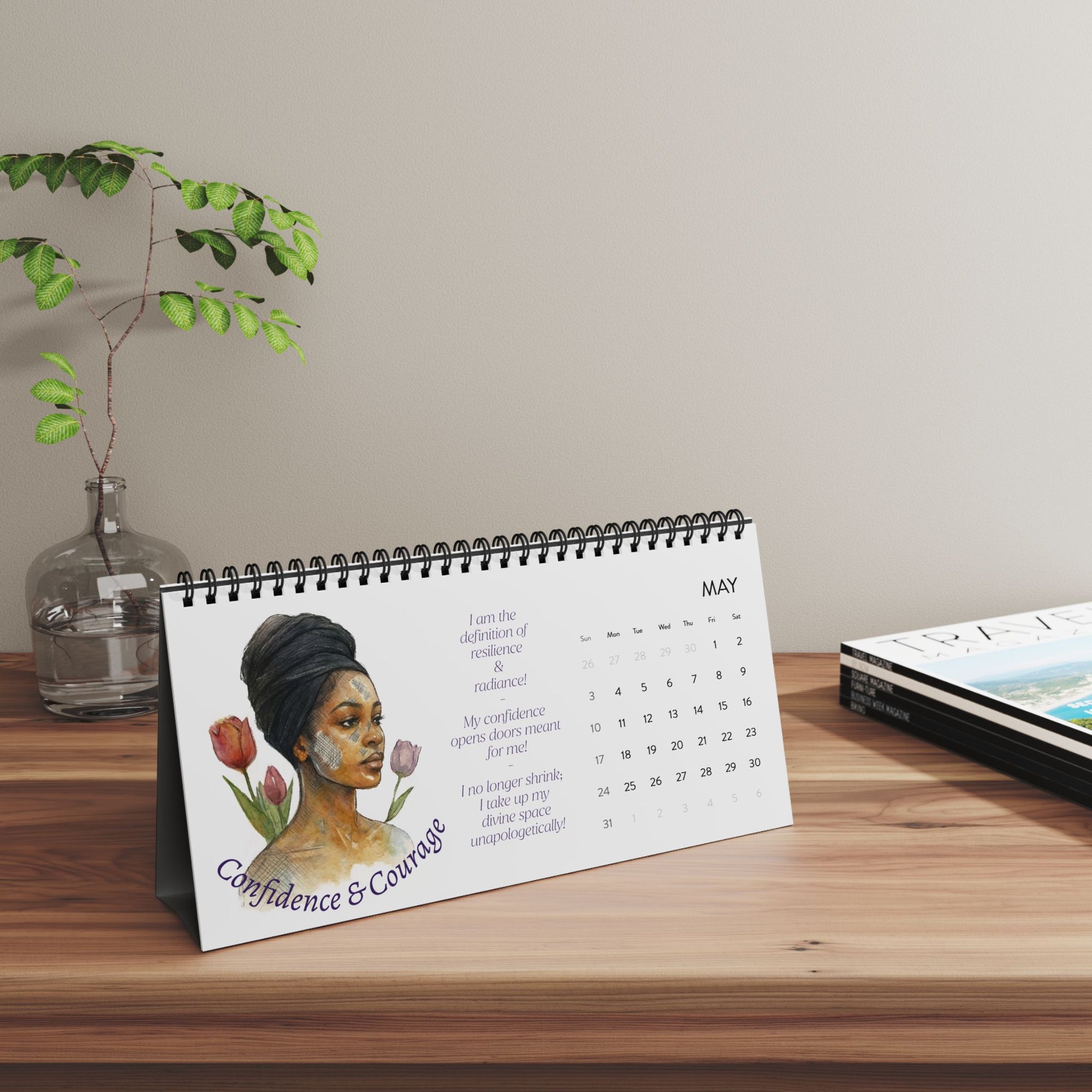 2026 Affirmation Desk Calendar