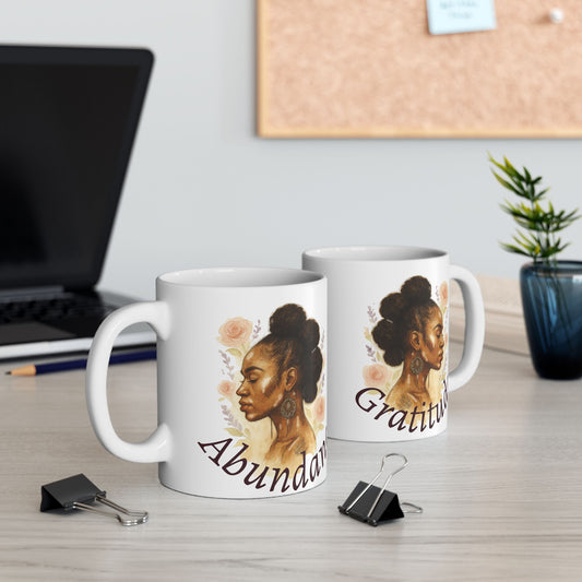 Abundance and Gratitude Mug