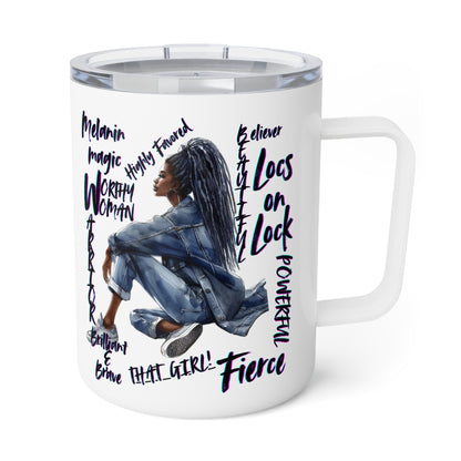 Loc'd Lady Insulated Coffee Mug