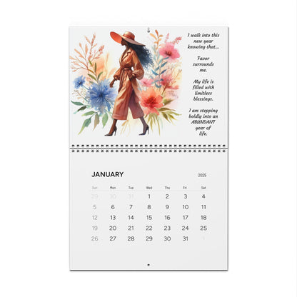 2025 Affirmation Wall Calendar