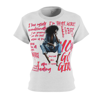 That Girl Affirmation T Shirt (Gray)