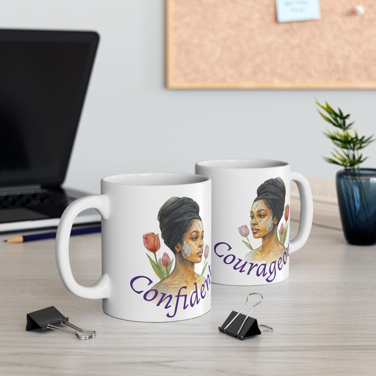 Confidence and Courageous Mug