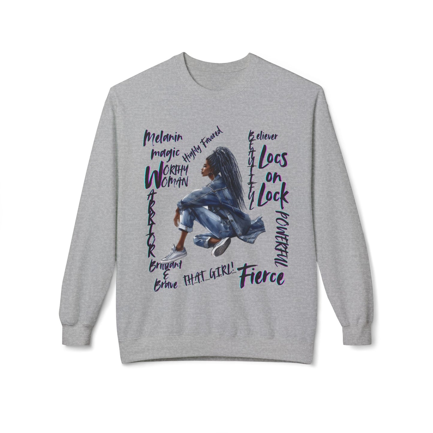 Loc'd Lady CrewNeck