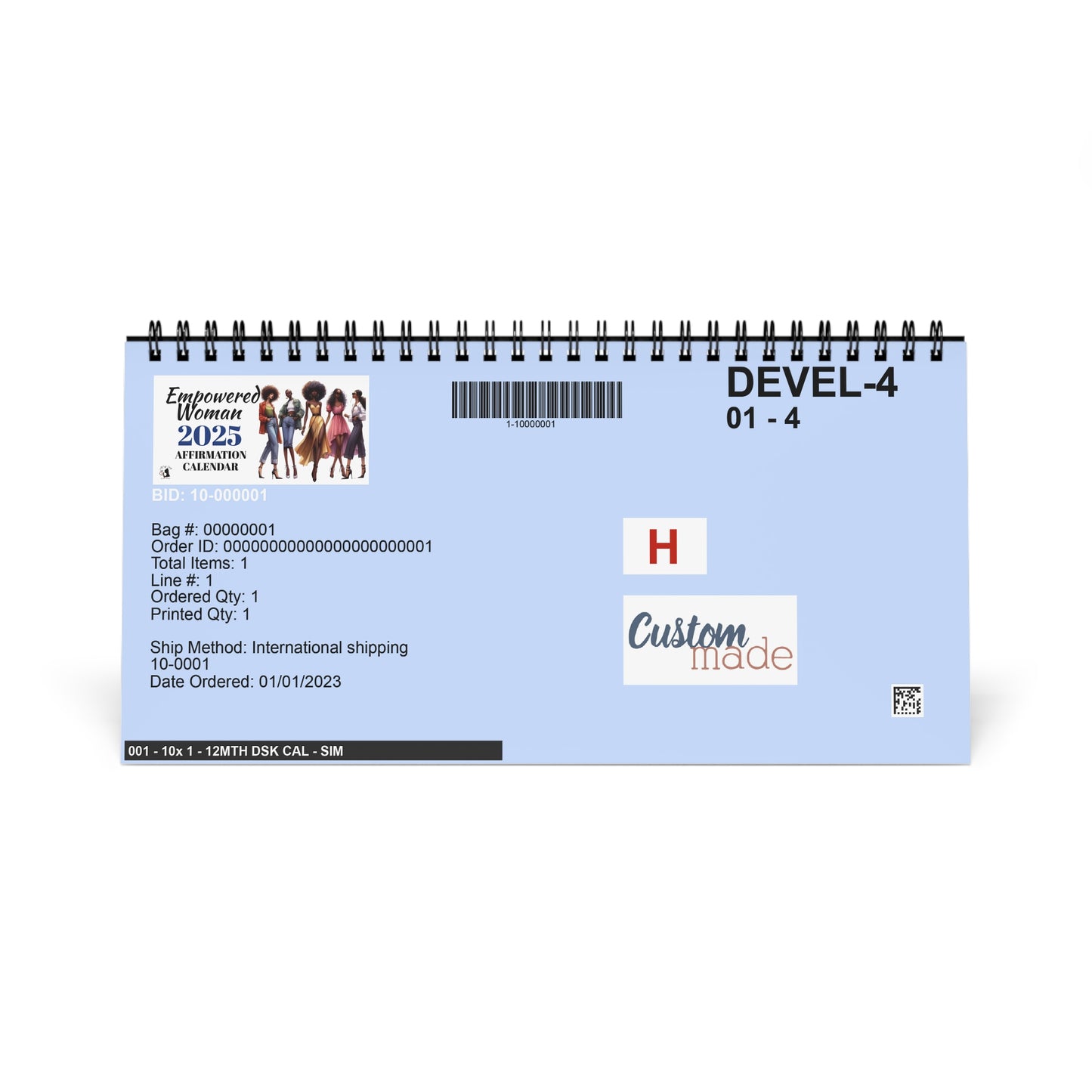 2025 Affirmation Desk Calendar