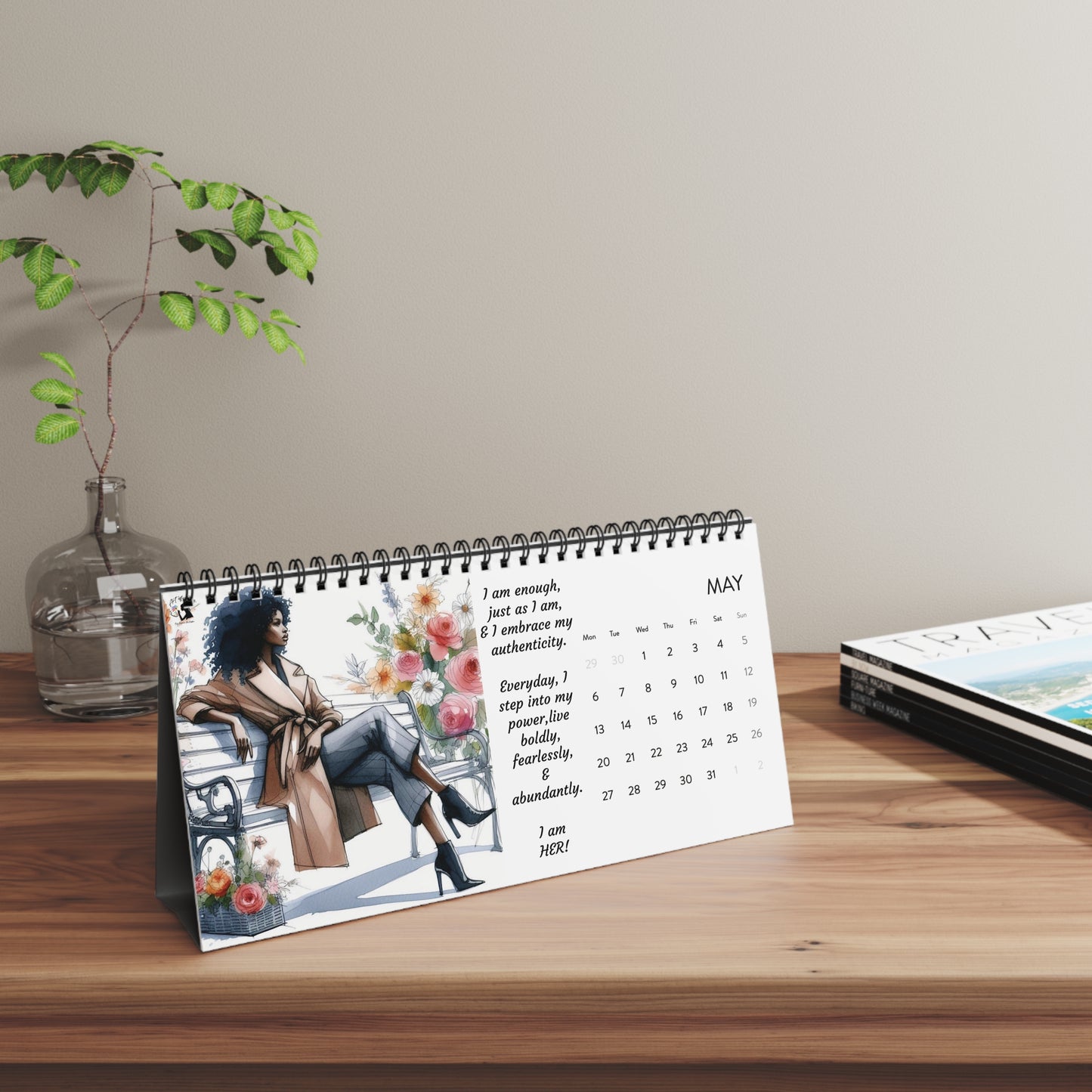 2025 Affirmation Desk Calendar