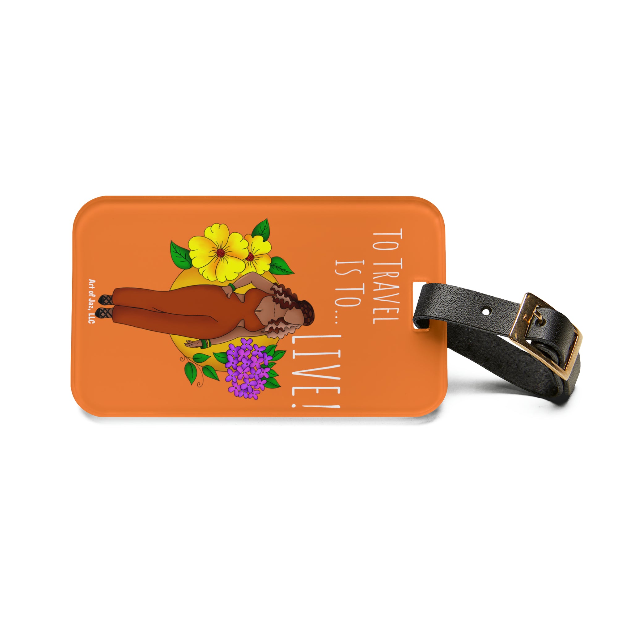 Travel and Live Luggage Tag