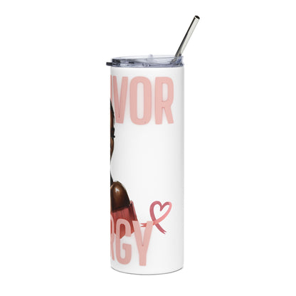 Breast Cancer Survivor Energy Tumbler