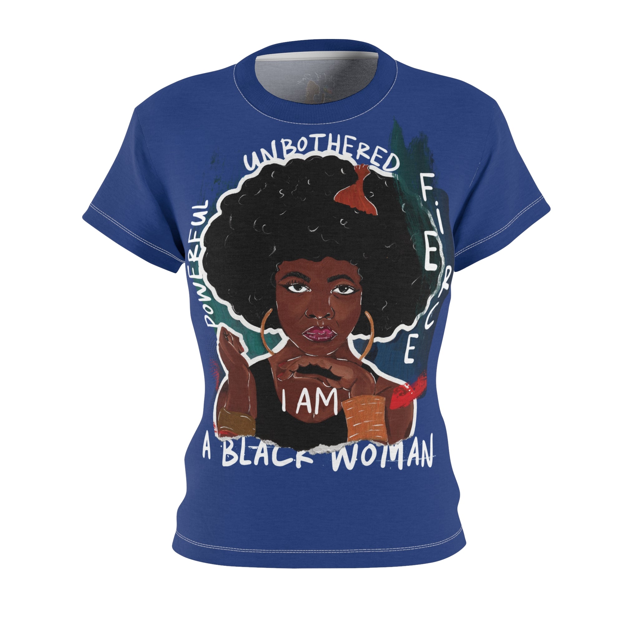 Unbothered Affirmation T Shirt (Blue)