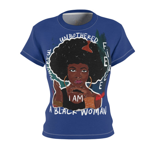 Unbothered Affirmation T Shirt (Blue)