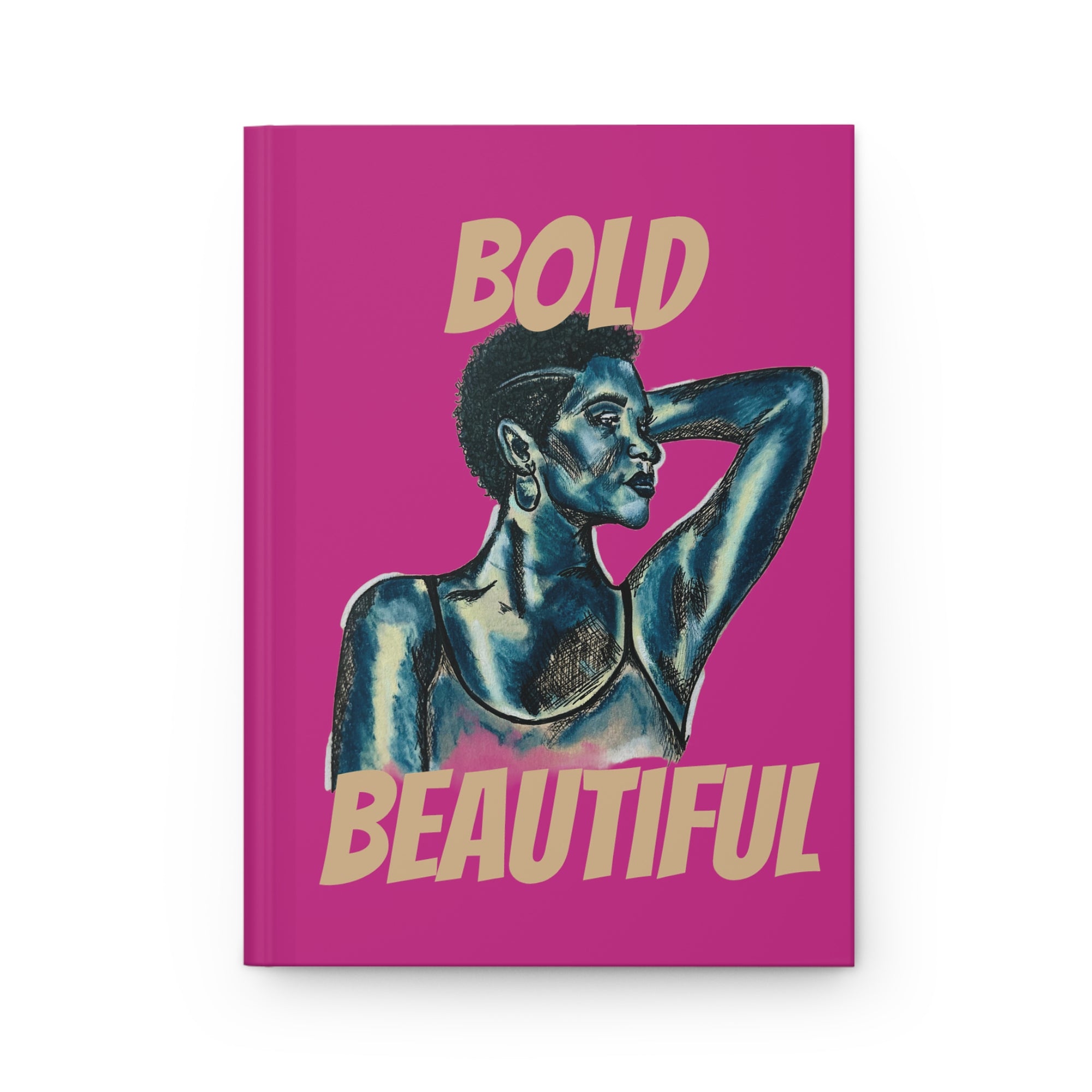 Bold and Beautiful Hardcover Journal (Pink)