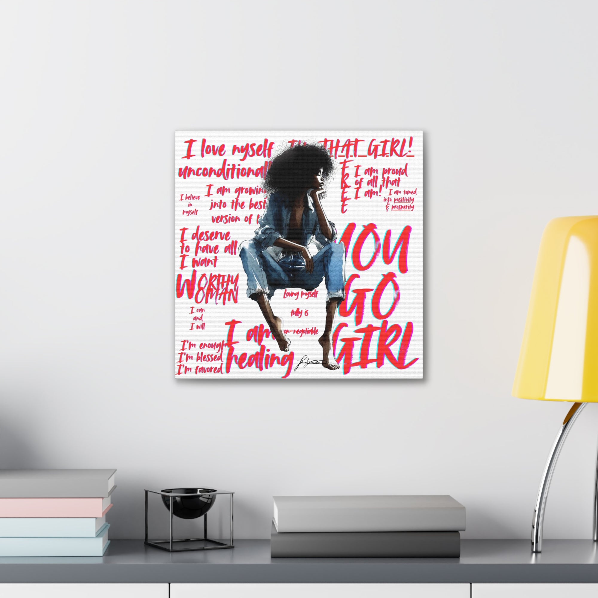 That Girl Canvas Print