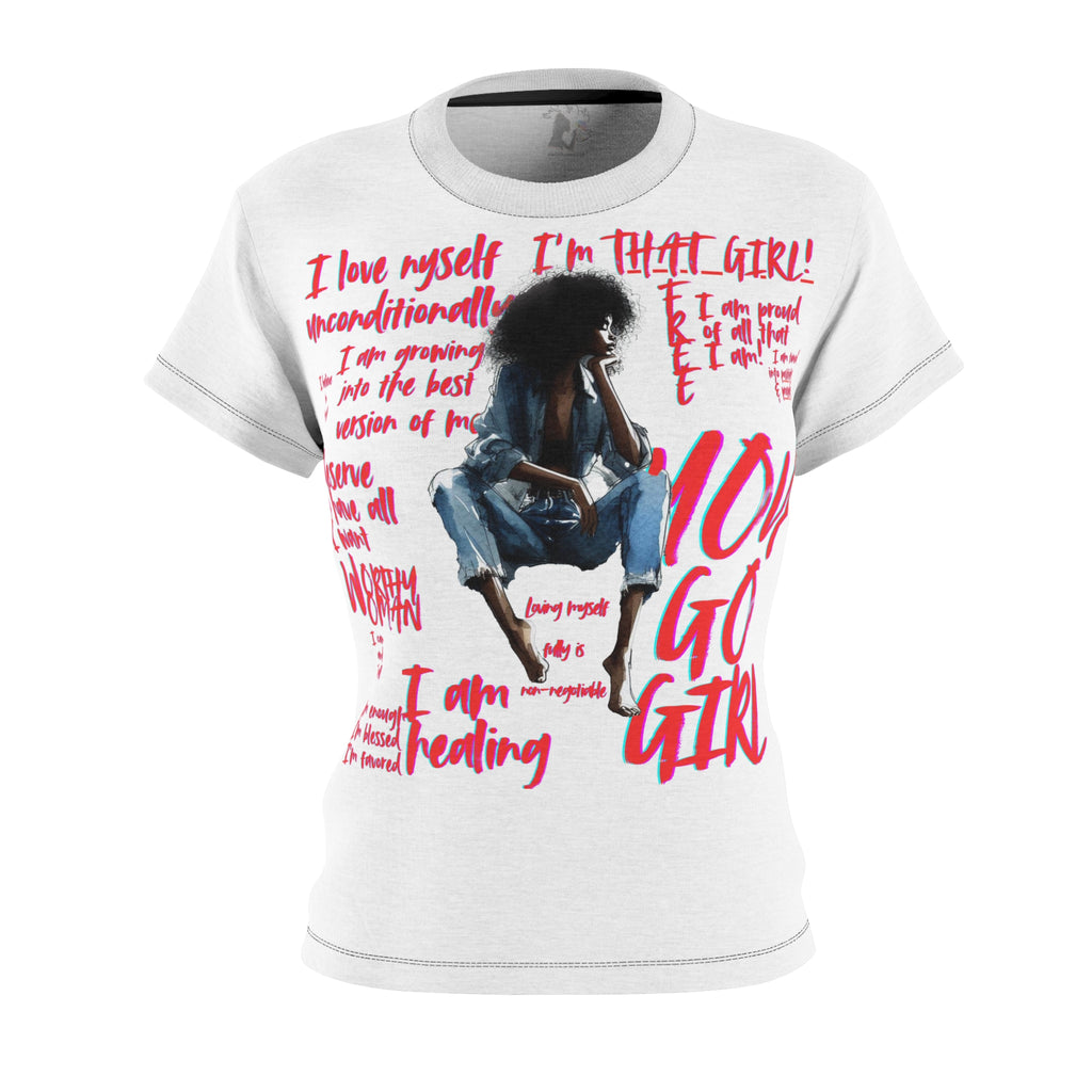 That Girl Affirmation T Shirt (White)