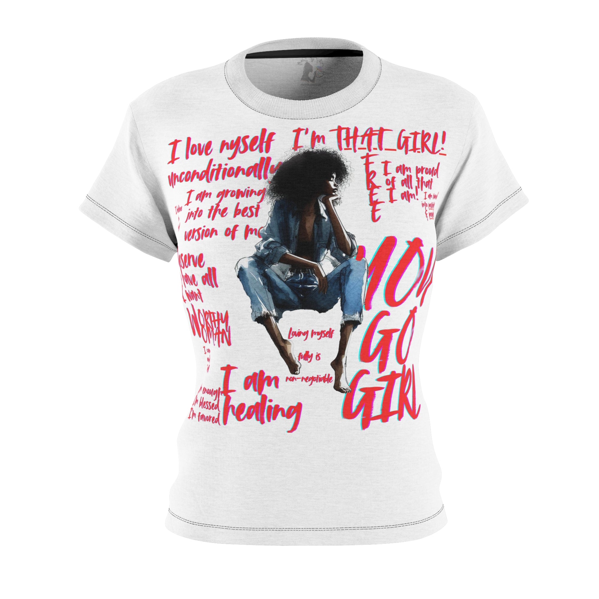 That Girl Affirmation T Shirt (White)