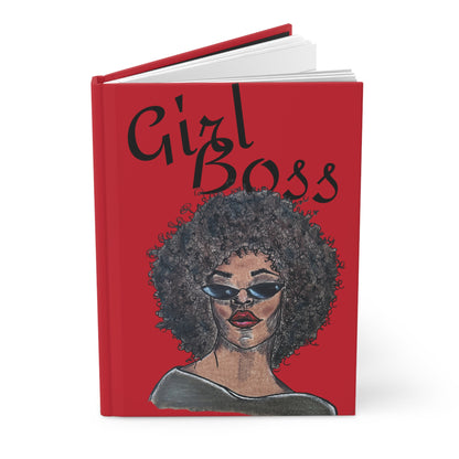 Girl Boss Hardcover Journal (Red)