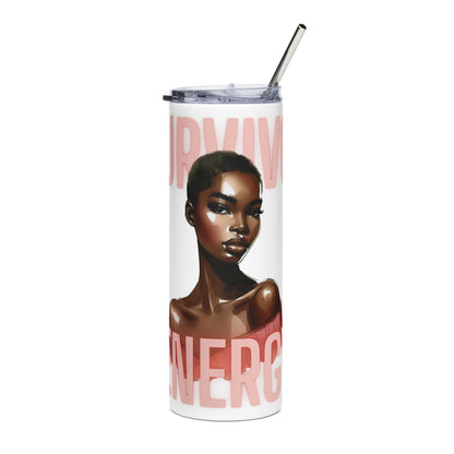 Breast Cancer Survivor Energy Tumbler
