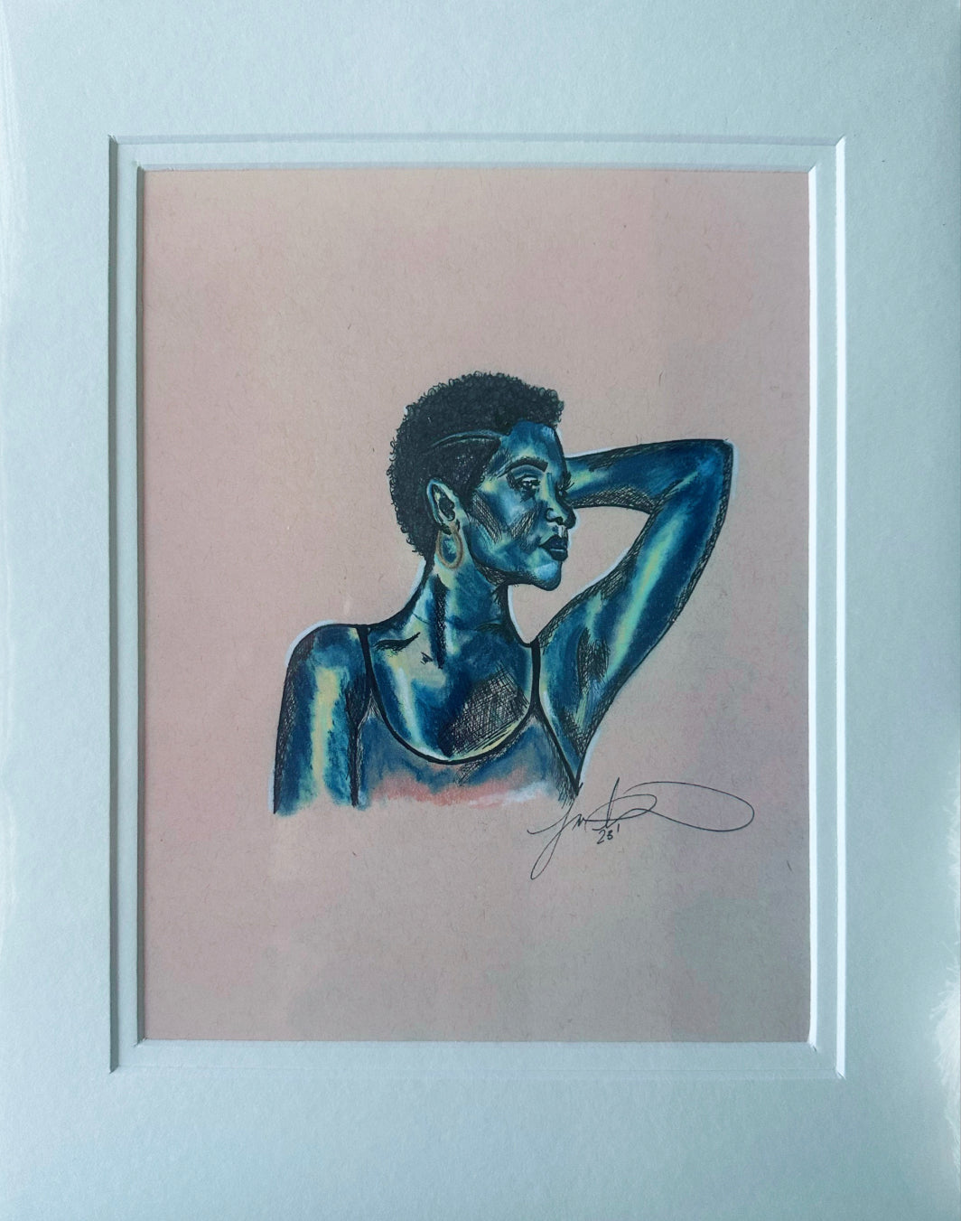 Azure Reflections Print