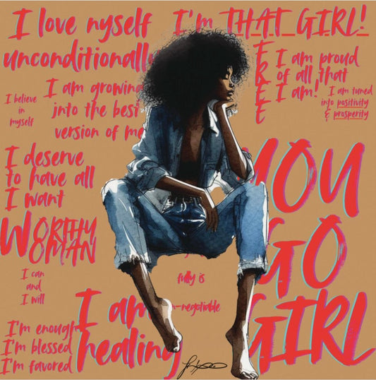 That Girl Watercolor Print