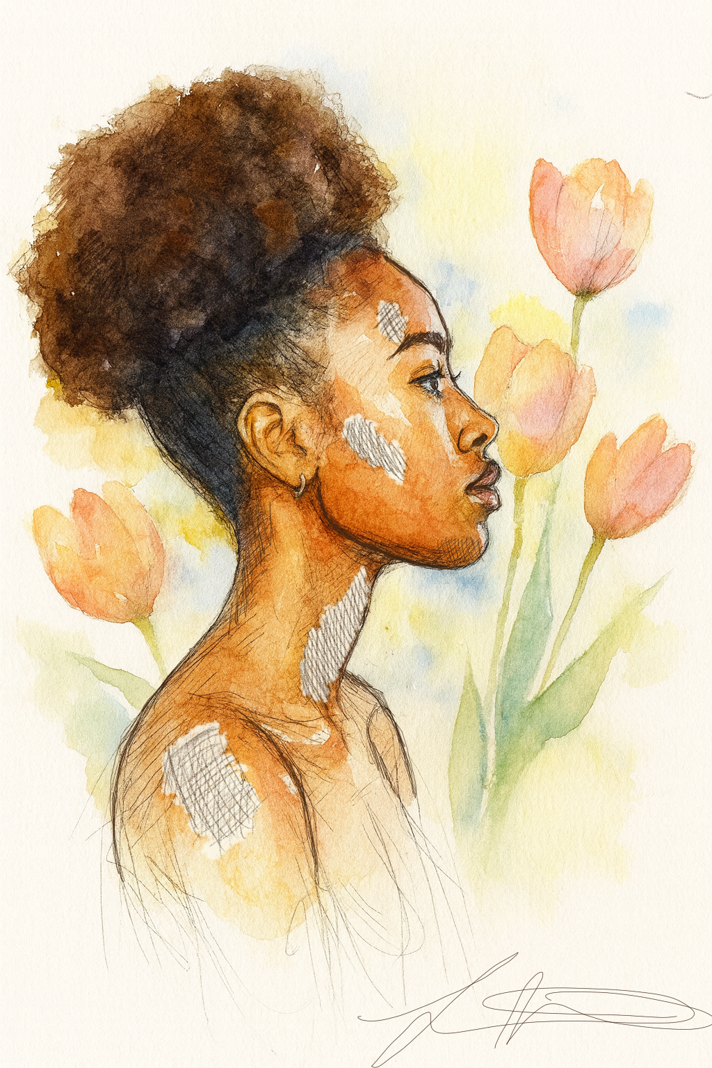 Abundant Matted Print