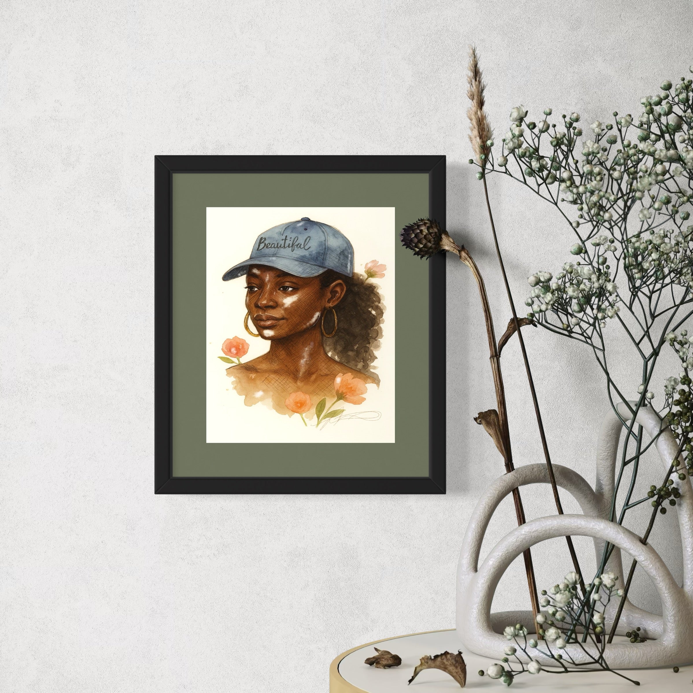 jasmine★ COREFIT FACE PAINTER 8 ブラウン Art Prints – Art of Jaz by Jazmine McFadden